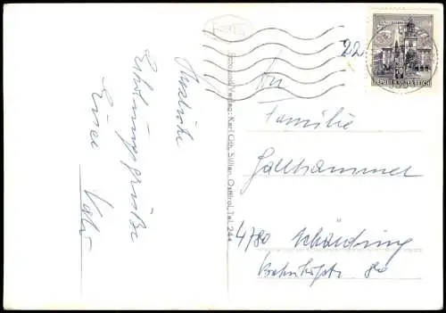 Ansichtskarte St. Jakob in Defereggen Osttirol Posthof 1961