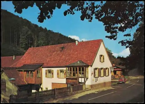 Ansichtskarte Bergzabern Straßen Partie Gasthof Augspurger Mühle 1980