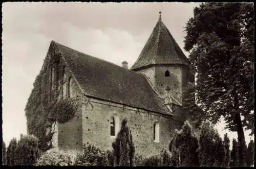 Ansichtskarte Huntlosen-Großenkneten Kirche in Huntlosen Oldbg. 1960