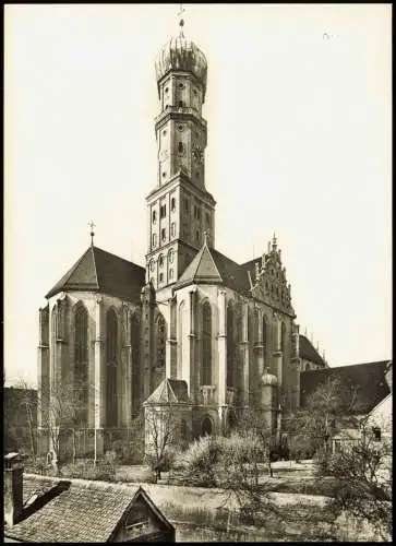 Ansichtskarte Augsburg Außenansicht Kirche ST. ULRICH UND AFRA 1960