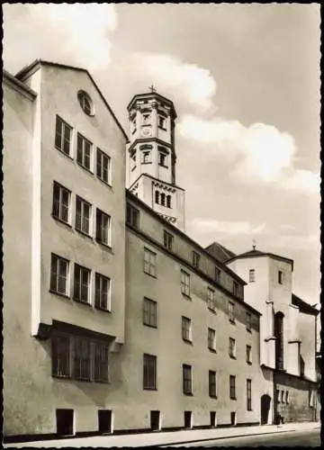 Ansichtskarte Augsburg Kirche, Dominikaner-Kloster HI. Kreuz 1960