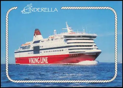 Ansichtskarte  Schiff Ship Fähre MS CINDERELLA VIKING LINE 2001