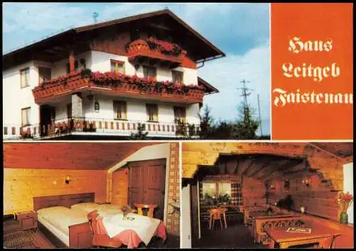 Ansichtskarte Faistenau Mehrbildkarte Haus LEITGEB Faistenau Anger 75 1980