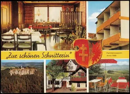 Romansthal-Bad Staffelstein Gasthof Zur schönen Schnitterin (Mehrbildkarte) 1980