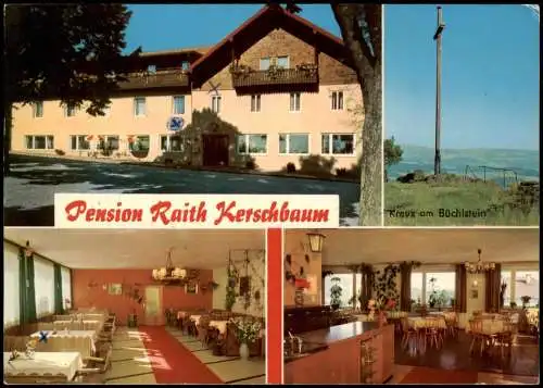 Kerschbaum Bayerischer Wald Pension Raith Kerschbaum (Mehrbildkarte) 1974