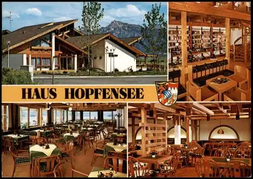 Ansichtskarte Hopfen am See-Füssen HAUS HOPFENSEE (Mehrbildkarte) 1986
