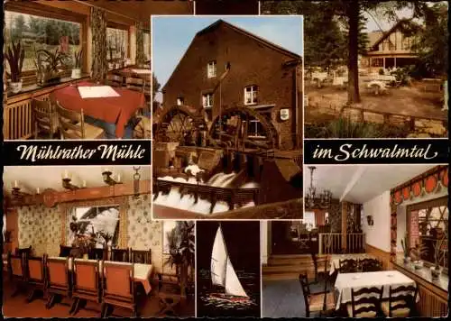 Amern Mühlrather Mühle Hariksee Amern historische Gaststätte (Mehrbild-AK) 1965