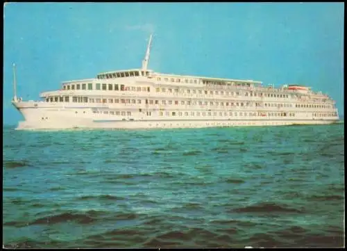 Ansichtskarte  Schiff Ship Luxusliner Passagierschiff 1970