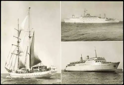 Segelschulschiff Wilhelm Pieck, MS Völkerfreundschaft, Fährschiff Saßnitz 1990