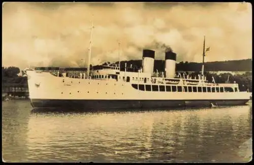 Ansichtskarte  Saßnitz Rügen Hafen mit der Schwedenfähre 1975
