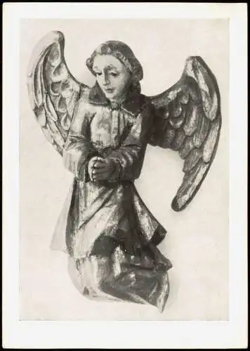 Engel am Tabernakel der St. Marienkirche des Lagers Aurich-Sandhorst 1955