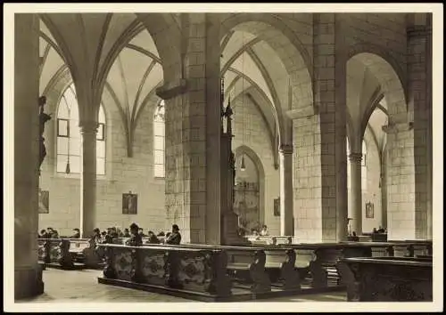 Augsburg Augsburger Dom Blick in das Südliche Seitenschiff 1960
