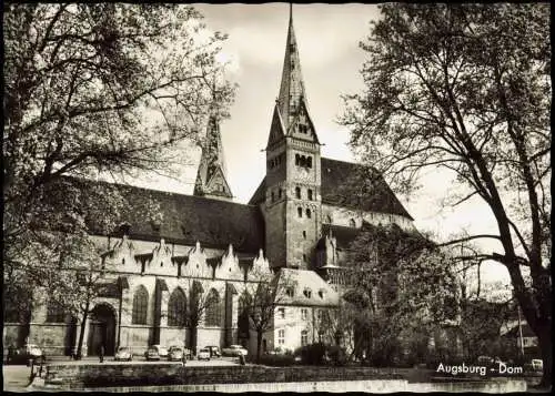 Ansichtskarte Augsburg Augsburger Dom (Außenansicht) 1960