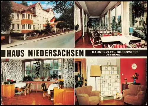 Ansichtskarte Hahnenklee-Goslar Haus Niedersachsen 4 Bild 1975