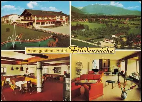 Ansichtskarte Benediktbeuern Alpengasthof - Hotel Friedenseiche 4 Bild 1972