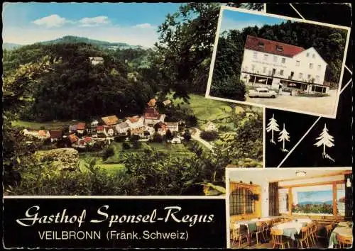 Veilbronn-Heiligenstadt (Oberfranken) Gasthof Sponsel-Regus 2 Bild 1971