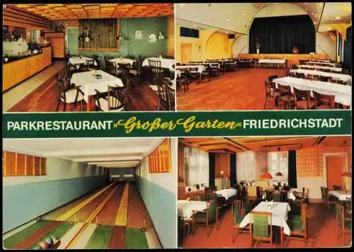 Friedrichstadt (Eider) HOTEL UND PARKRESTAURANT Großer Garten  1975