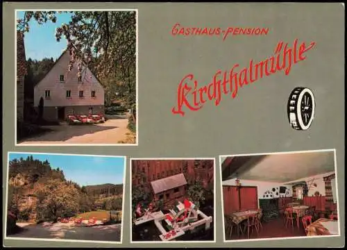 Ansichtskarte Alfeld (Mittelfranken) GASTHAUS-PENSION Kirchthalmuhle 1976
