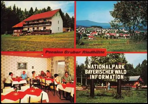 Sankt Oswald-Riedlhütte Pension Gruber Riedlhütte (Mehrbildkarte) 1980