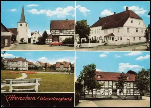 Ansichtskarte Ottenstein über Hameln 4 Bild Stadtansichten 1974