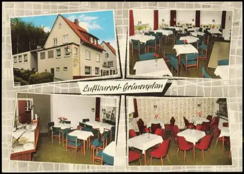 Ansichtskarte Grünenplan-Delligsen Berg-Café Ahlschwede 4 Bild 1976