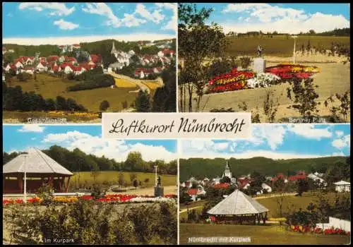 Ansichtskarte Nümbrecht Totale Berliner Platz Kurpark 4 Bild 1975