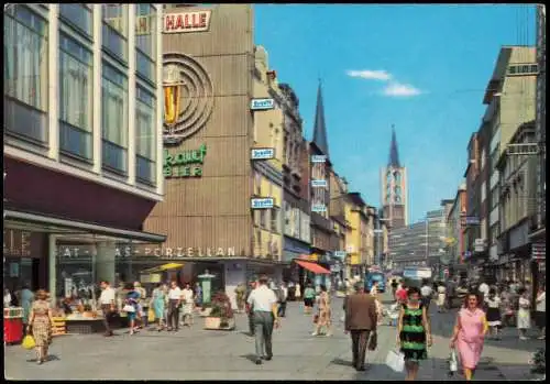 Ansichtskarte Gelsenkirchen Bahnhofstraße 1976