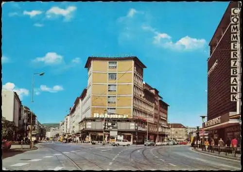Ansichtskarte Hagen (Westfalen) Elberfelderstraße COMMERZBANK 1978