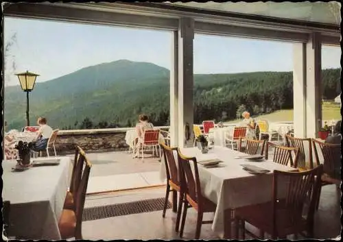 Ansichtskarte Bayerisch Eisenstein Sporthotel Brennes 1960