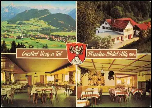 Ansichtskarte Pfronten (Allgäu) Gasthof Berg u. Tal 4 Bild 1978