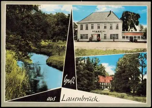Lauenbrück Lk Rotenburg Wümme 3 Bild Gatshaus Umland Gutshaus 1971