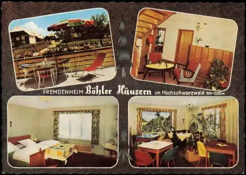 Häusern FREMDENHEIM Böhler Häusern im Hochschwarzwald 4 Bild 1962