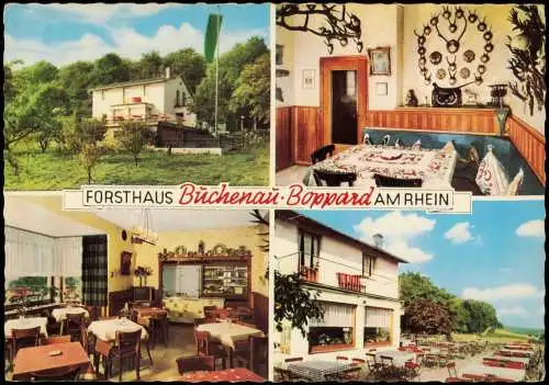Ansichtskarte Boppard Forsthaus Buchenau 4 Bild 1967