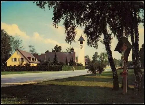 Ansichtskarte Pullach (Isartal) Isartal bei der evgl. Kirche 1972