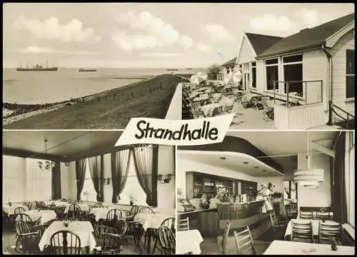 Brunsbüttel Brunsbüttelkoog Strandhalle am Elbdeich 3 Bild 1967