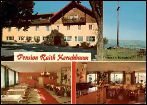 Kerschbaum Bayerischer Wald Pension Raith Kerschbaum (Mehrbildkarte) 1975