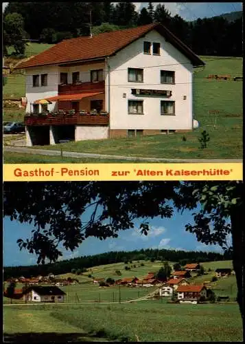 Altschönau-Neuschönau Gasthof-Pension ZUR ALTEN KAISERHÜTTE Ansichtskarte 1978