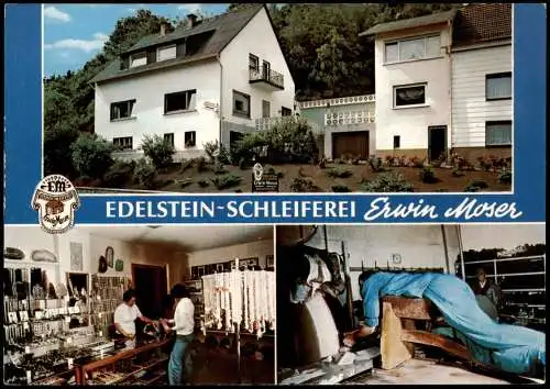 Fischbach Nahe EDELSTEIN-SCHLEIFEREI Erwin Moser - Edelsteinstrasse MB 1975