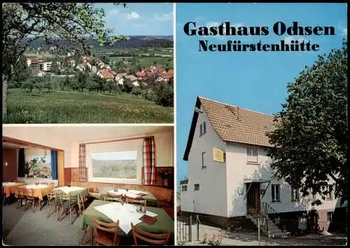 Neufürstenhütte Mehrbildkarte Ortsansichten Gasthaus zum Ochsen  1970
