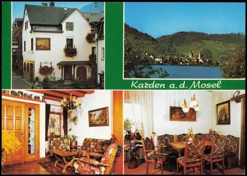 Ansichtskarte Treis-Karden Hotel Gästezimmer 1980