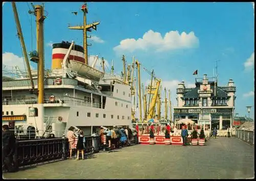 Postkaart Antwerpen Anvers Noorderterras. Schiff Ship 1985