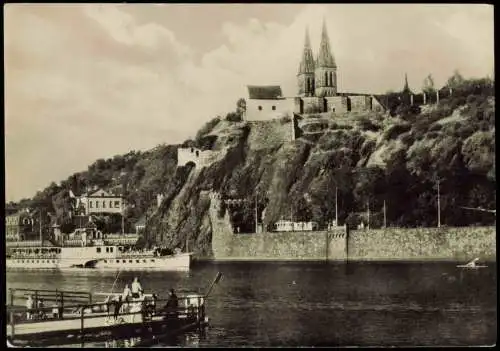 Postcard Prag Praha Vyšehrad Wyschehrad Prager Hochburg - Fotokarte 1959