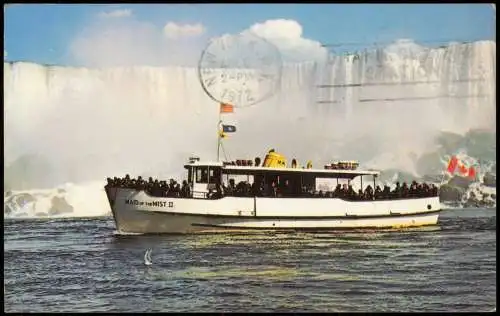 Niagara Falls (Ontario) Niagarafälle Niagara Falls Schiff 1972  gel. AIR MAIL