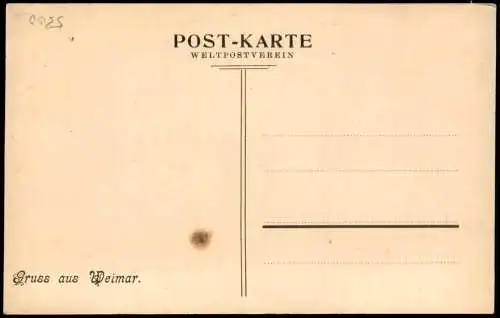 Ansichtskarte Weimar Goethe-Nationalmuseum 1895