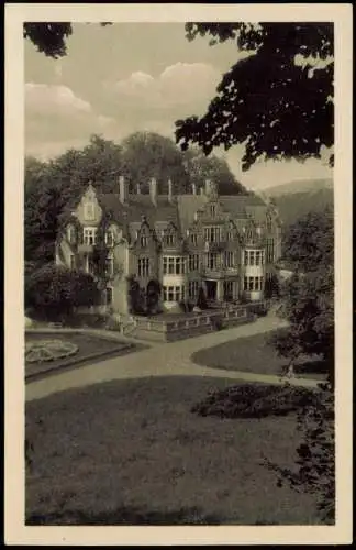 Ansichtskarte Bad Liebenstein Schloß Handwerkererholungsheim 1953