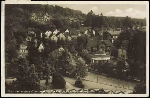 Ansichtskarte Bad Liebenstein Blick nach dem Aschenberg 1936