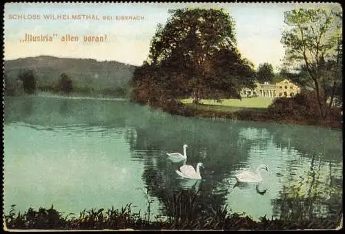 Wilhelmsthal-Gerstungen Schloss Werbung ILLUSTRIA Fahrräder 1912