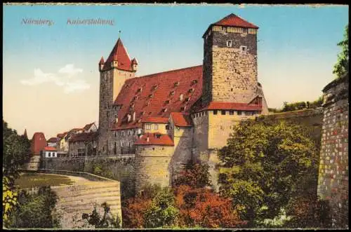 Ansichtskarte Nürnberg Kaiserburg Nürnberg Kaiserstallung 1910