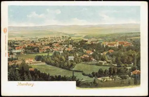 Ansichtskarte Ilsenburg (Harz) Panorama-Gesamtansicht 1900