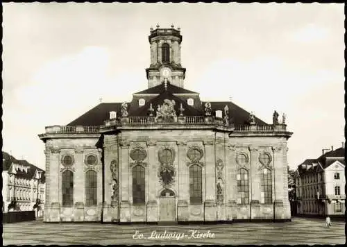 Ansichtskarte Saarbrücken Evang. Ludwigskirche 1960